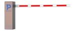 Highway Toll Station Traffic Barrier Boom Gate Parking Barrier Gate DC 24V