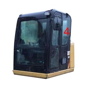 China CAT307E E307E Excavator Window Glass CATERPILLAR Cab Left Door Rear Position NO.4 factory