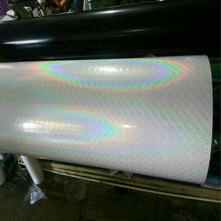 23 Micron BOPP Transparent Thermal Holographic Lamination Film for Laminated Paperboard