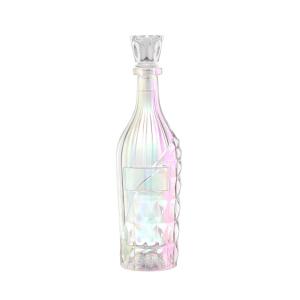 China 375ml 500ml 750ml Clear Glass Whisky Vodka Bottle with Cork factory