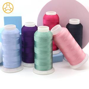 China 120D/2 Yarn Count 720 Colors 4000 Yard Polyester Embroidery Thread for Sewing Machine factory