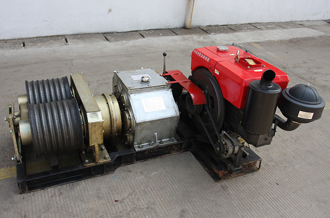 Rated Power 18kw Cableway Pulling Machine Equipment , 50 KN Cable Pulling Tools Equipment