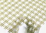 Cabinets Decorative Brass 2.5mm Crimped Wire Mesh