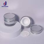 Acceptable Customer's Logo Luxury 10g Round PS Silver Empty Clear Plastic