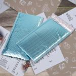 Gravure Printing Silver Bubble Wrap Bags Anti Shock Protection