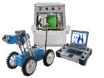 IP68 Waterproof Pipe Inspection Crawler Robot Cable Transmitting Synchronically