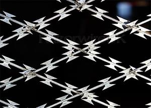 China Straight Line Welded Razor Wire Mesh Fencing Types Welded Razor Panels factory