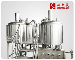 China 2 Bbl Commercial Beer Brewing Equipment Electric / Steam Heating Source factory