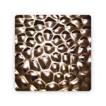 Grade 304 2B/BA finish 0.8mm Thickness Ripple Honeycomb stainless steel texture