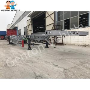 China 20ft Container Transport 2 Axles 16T Skeleton Semi Trailer factory