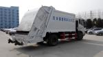 Rear Loader 12cbm Garbage Compactor Truck Carbon Steel Q235B For Waste