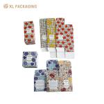 Leopard Print Women Handbag Packaging Boxes Red Clothing Folding Paper Box For