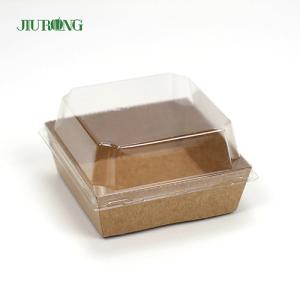 China Oilproof Corrugated Biodegradable Paper Container 135mm Length For Donuts factory