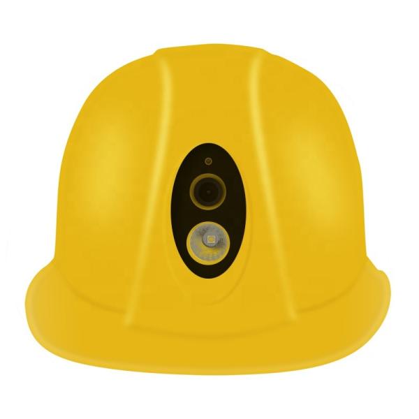 IP67 Waterproof Wearable 4G Safety Helmet Camera With 1080P Real Time Data