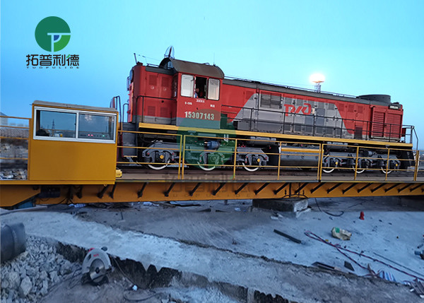 Custom Transfer Table Electric Powered Rail Traverser For Locomotive In Railway Workshops