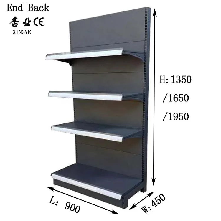 Factory custom color size metal estantes de supermercado minimarket shelves