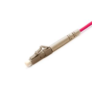 China 3.0mm LSZH Multimode Om4 Fiber Optic Cable Simplex Lc Upc To Lc Upc factory
