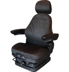 China Wind Proof Black Shock Absorbing Car Seat With Breathable Leather Fabric factory