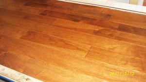 China American Hickory Solid Flooring handscraped and Distressed Surface factory