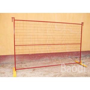 China Galvanized Portable Fence Panels , Free Standing Crowd Control Barricades  on sale