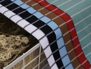 China Skin-Friendly Comfortable Fashionable Easy Care Striped Material Fabric For Casual Wear factory