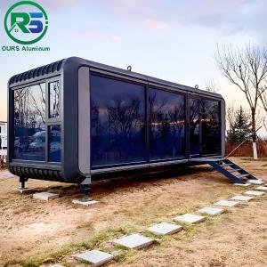 China 2023 Custom-made Modern Design Aluminum alloy Capsule Tiny House For living Prefab Houses Capsule Cabin Apple Cabin factory