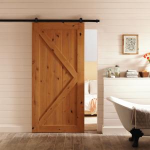 China Unfinished Interior Sliding Barn Doors 2.1m Height Soundproof factory