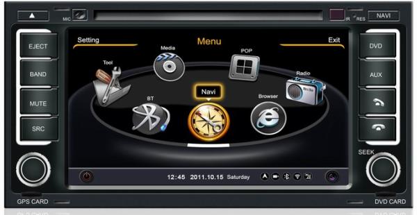 Ouchuangbo automobile dvd radoio stereo VW Touareg 2003-2010 S100 plataform