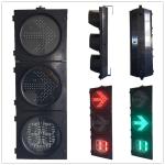 300MM 3-Section 2-Color Flip Door Right Turn And Countdown Timer Road Traffic