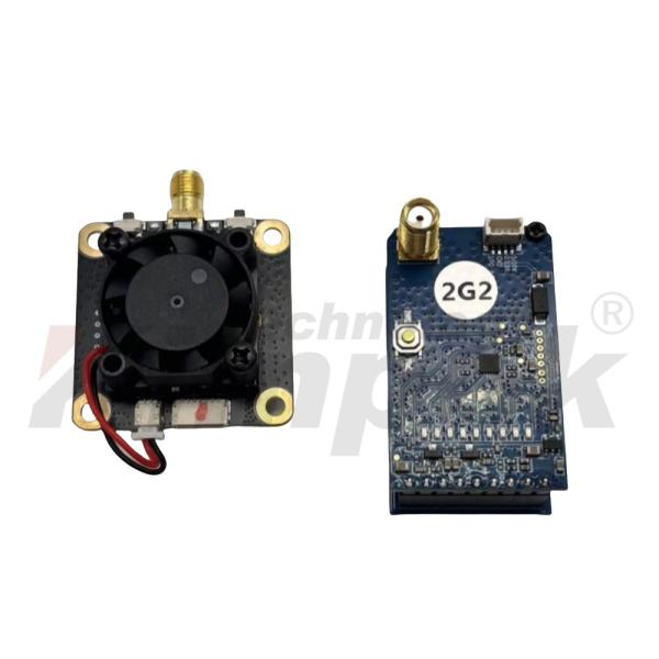 China 2.2Ghz 4.5W UAV Video Transmitter Receiver Image Transmission 2.2G VTX Drone Parts Support IRC Tramp factory