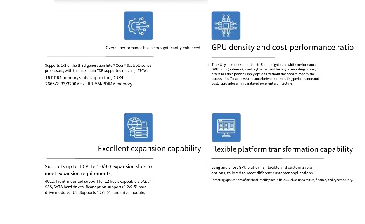 ZC4530 4U Rack Server for Mid-Size Enterprise IT Workloads