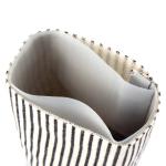 Waterproof Cotton Drawstring Stripe Water Glass Bottle Cover Carry Bag