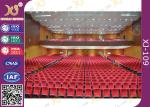 Church Building Hall / Auditorium Chairs With Tablet For Drink East African