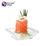 Disposable square multi-purpose mini plastic ps sauce dish for catering