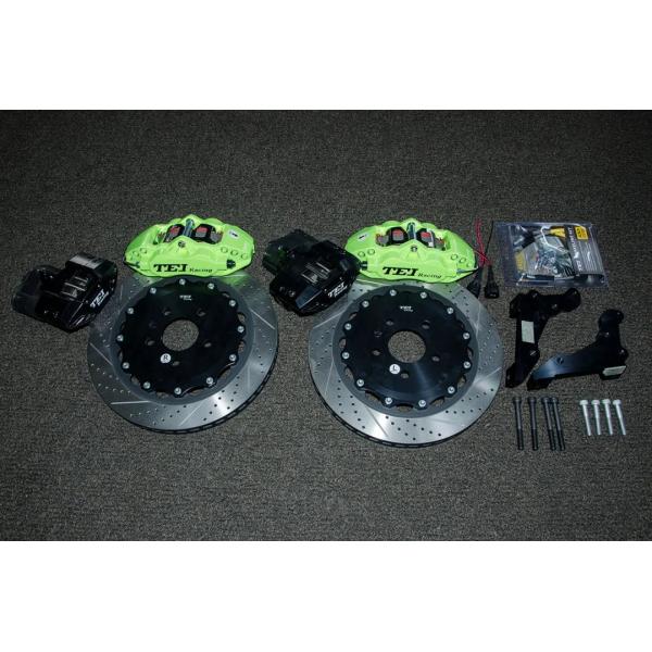 Big Brake Kit Front Rear Brake Caliper Rear E-BRAKE Green Caliper For AUDI Q5 201-2021 19/20" Wheel