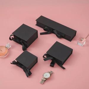 Jewelry Industrial Custom Paper Packaging Box Rigid With Magnetic Closure