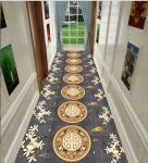 Special Style Crystal Velvet Custom Commercial Floor Mat For Entrance Corridor
