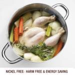 Good Selling Silver Large Capacity Cookware Stew Pots Cooker SS 304 Cooking Pots