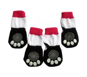China cotton knitted pet socks for dogs factory