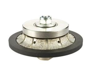 China Fast Cutting Diamond Profile Wheel , Half Bullnose Profile Wheel For Tile Saw factory