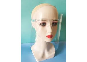 China Perspex Spectacle Clear Reusable Anti Fog Face Shield Fog Free Anti Reflective Face Shield factory