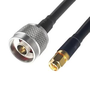 China 50ohm N Type To Sma Connector Rg58 Lmr240 Lmr400 Low Loss Coaxial Cable Adapter factory
