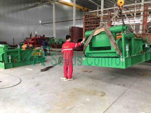 China TRZS584 Linear Motion Shale Shaker 4pcs 585 X 1165mm Screens factory