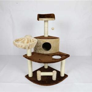 China Customized Color Cat Climbing Frame Helps Keep Cat From Damaging Carpets / Furniture factory