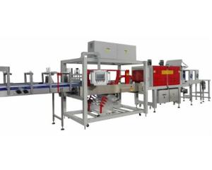 China Professional 19KW Bottle Film Wrapping Machine , Automated Shrink Wrap Machine factory