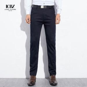 China Nonwoven Weaving Method End Men's Trousers Spring Autumn Youth Straight Cotton Pants factory
