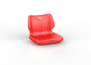 China Burgeon Outdoor Arena Seating Plastic Seat Stadium Chairs with Middle Backrest factory