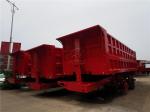 Dual Line Braking System 60m3 Tipper Trailer 45m3 50T Dump Trailer 30m3 Tipping