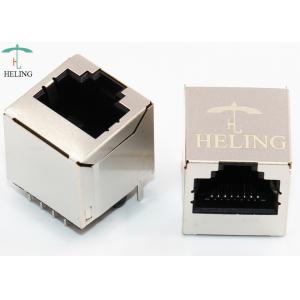 China 8P8C Vertical Network Connector RJ45 For Telecom / Datacom RoHS Compliant factory