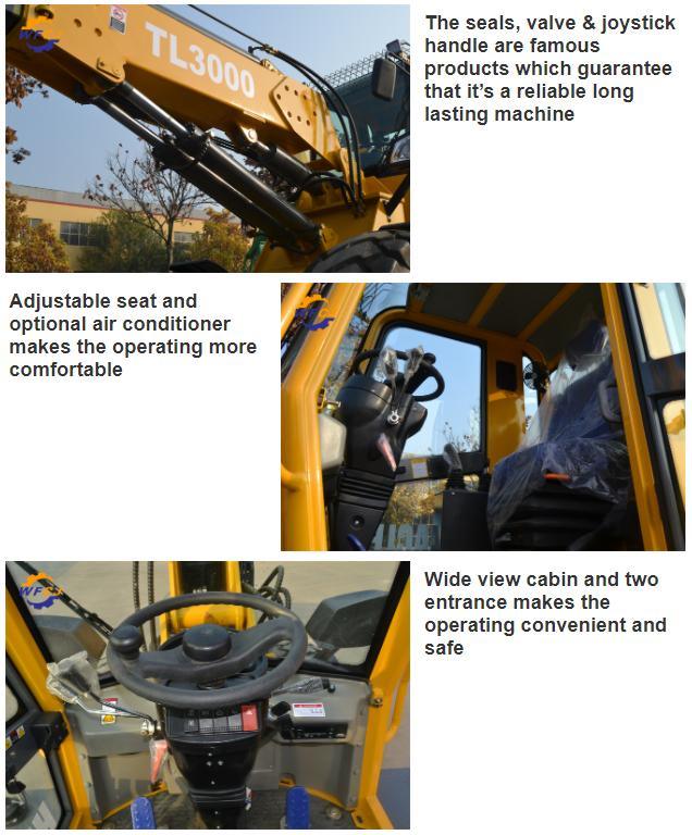 Saving Space 4X4 Mini for Tractor with and Quick Sale Attachment Small Back Hoe Backhoe Loader